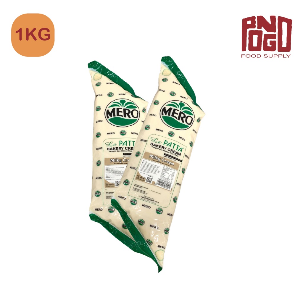 

MERO LEPATTA BAKERY CREAM MILKY 1KG SELAI ISIAN RASA SUSU