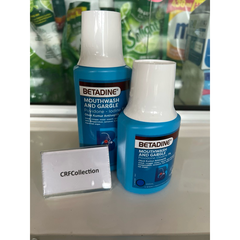 betadine mouthwash obat kumur betadine