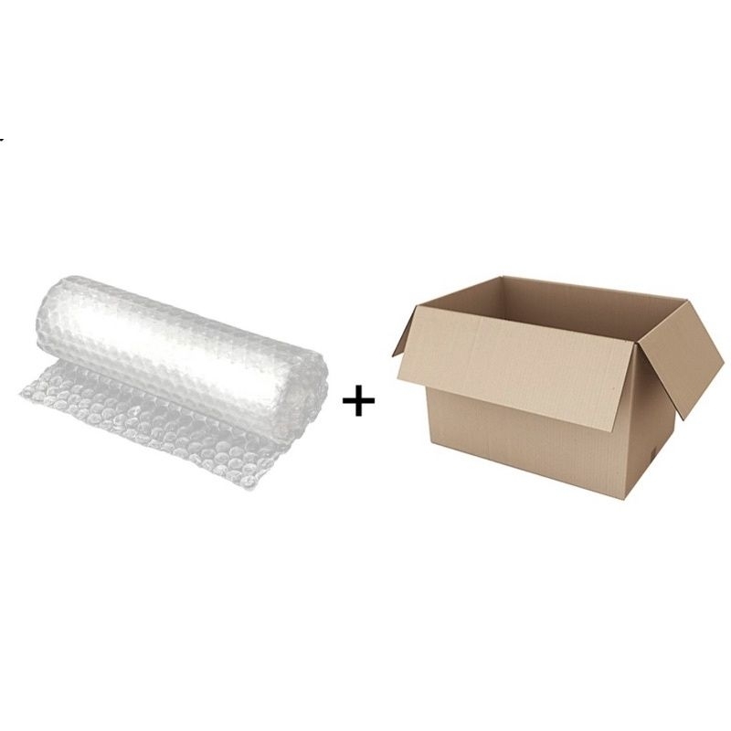 

Tambahan Bubble Wrap + Kardus