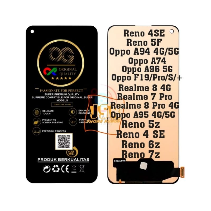 LCD Oppo A95 4G/5G/ A94 4G/5G/Oppo A74 / Oppo 96 5G/Oppo F19/Pro/s/+/realme 8 4G/Pro/realme 7pro/Ren