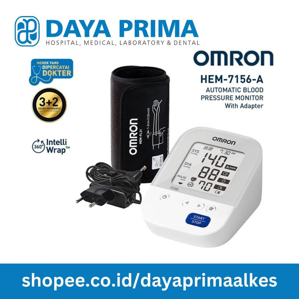 Omron Tensimeter Digital HEM 7156 A / Tensimeter Digital Omron HEM 7156A