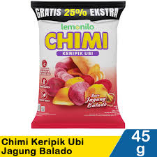 

LEMONILO CHIMI KERIPIK UBI JAGUNG BALADO PCK 45/41g