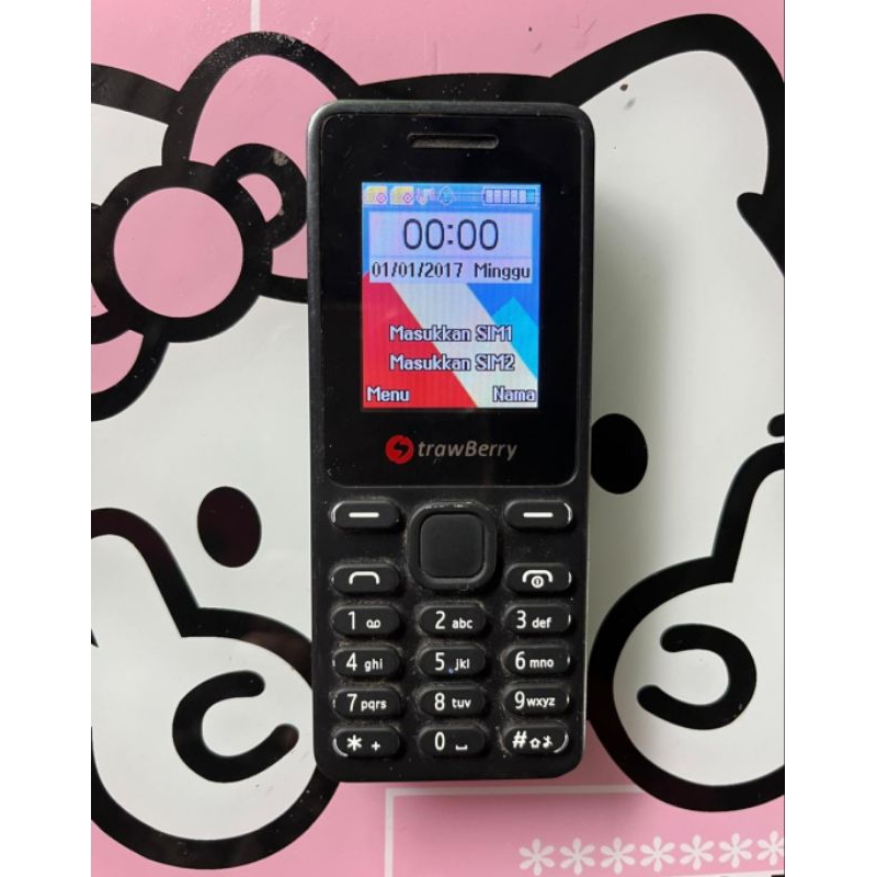 hp jadul strawberry MESIN NYALA NORMAL