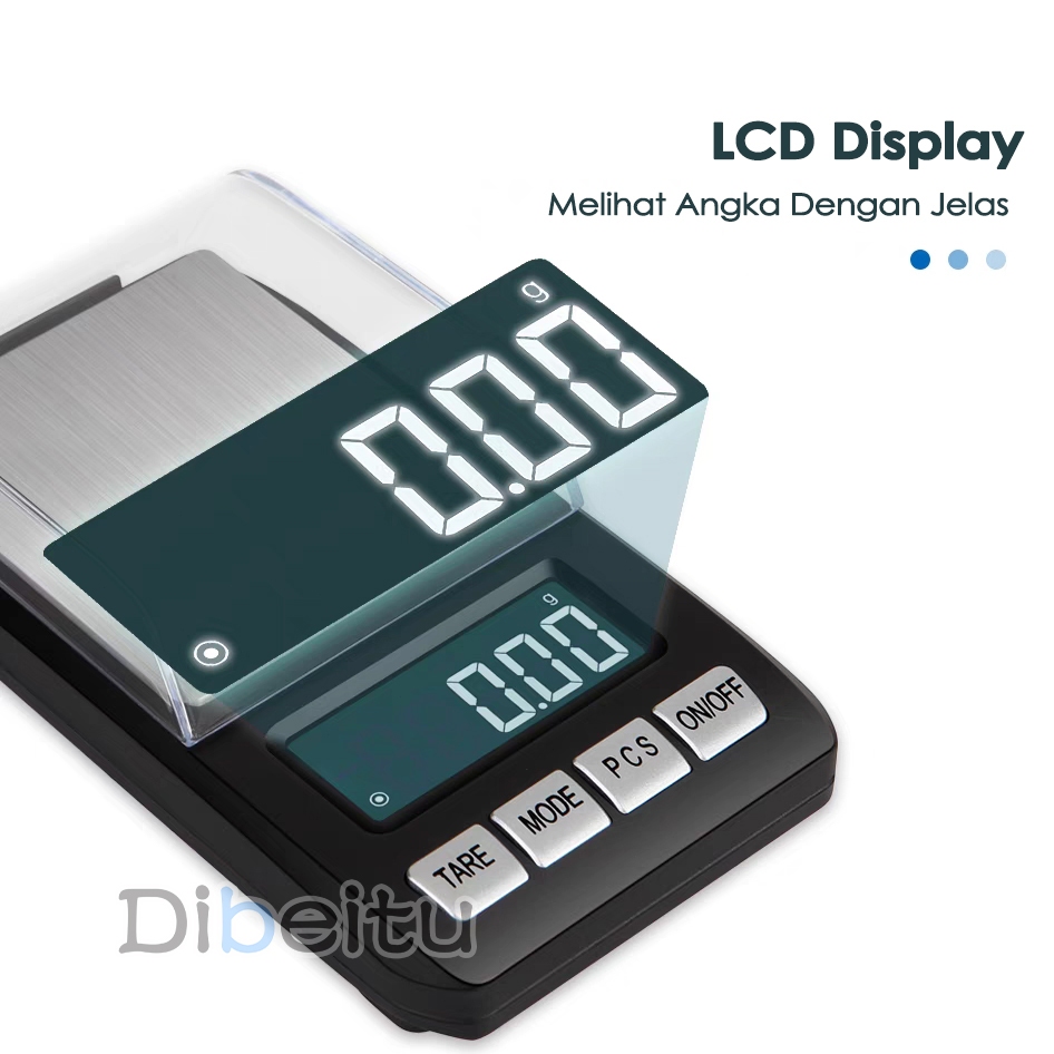 DISKON TIMBANGAN EMAS 0.01 GRAM MINI DIGITAL POCKET SCALE 500/0.01 GRAM TIMBANGAN PERHIASAN DIGITAL