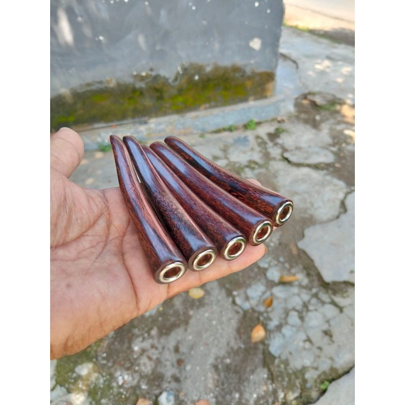 sedotan once pipa rokok kayu galih asem panjang 12cm full galih