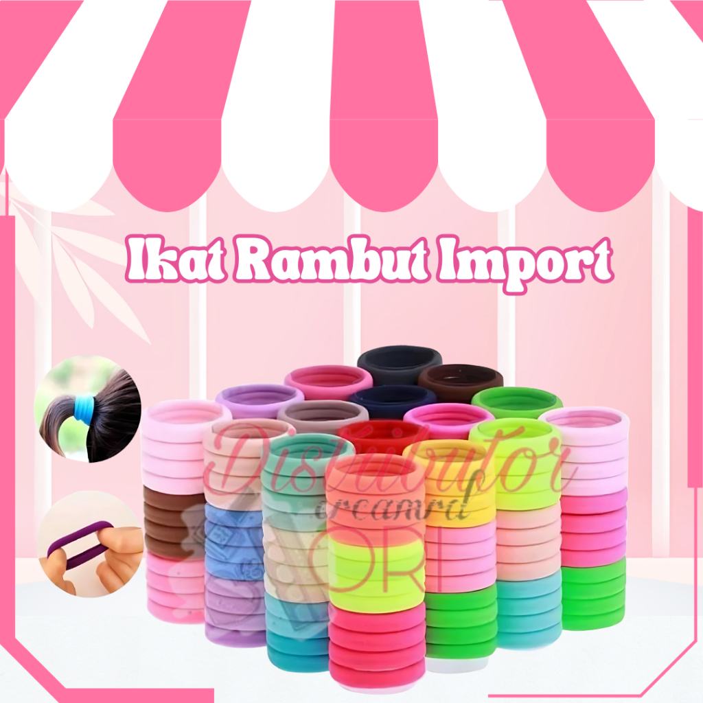 Ikat Rambut Import - Karet