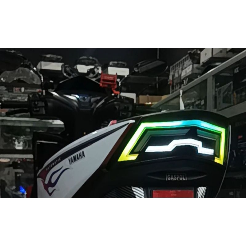 STOPLAMP LAZY FREEGO 2018 RGB LAMPU BELAKANG LAZY FREEGO OLD LAMPU VARIASI FREEGO