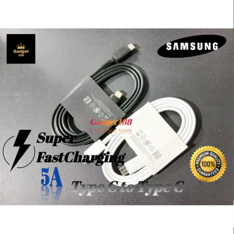 kabel usb samsung type c to type c 5a original