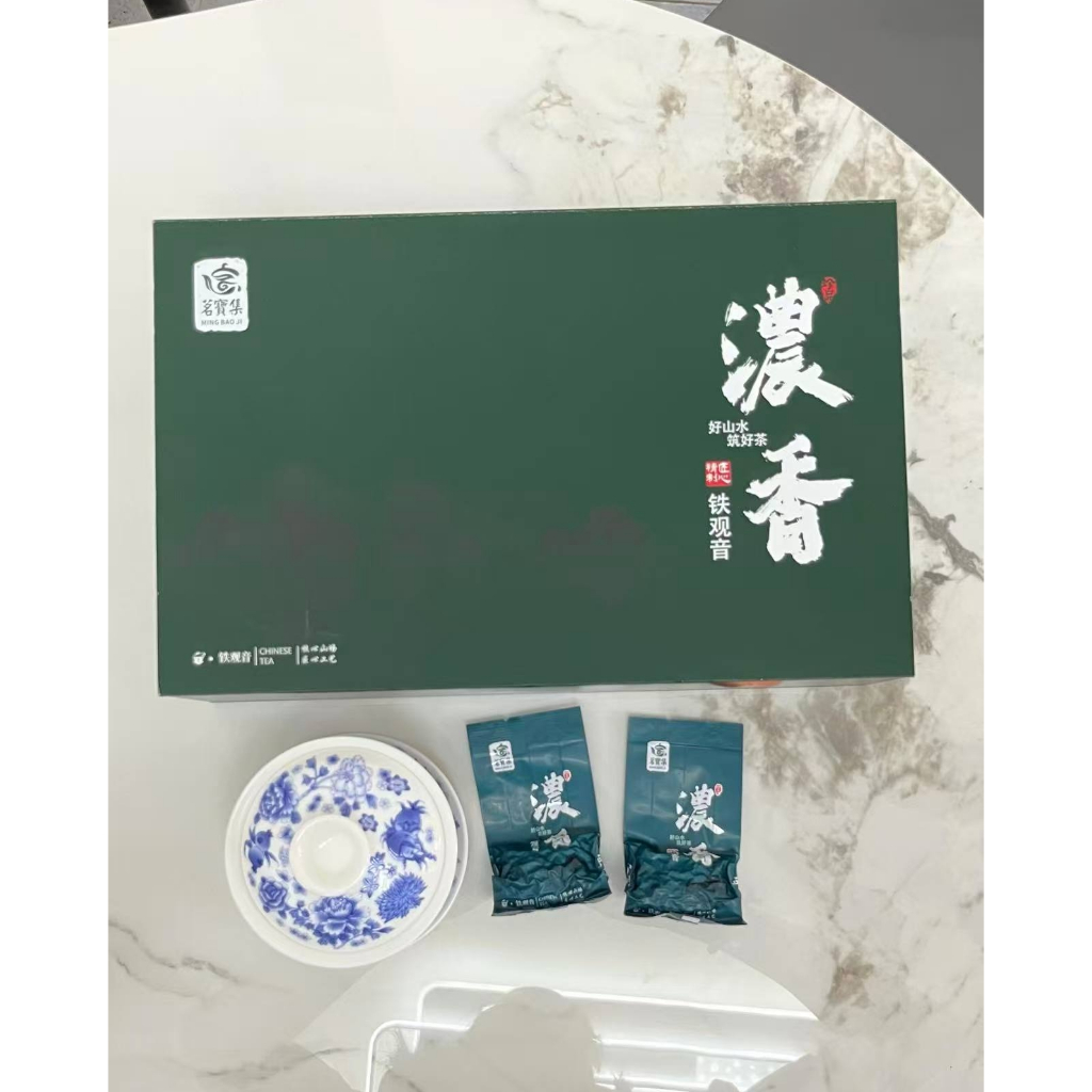 

MING BAO JI Chinese Tea 铁观音浓香Teh Tie Guan Yin Teh Aroma Bunga Teh China Best Quality 30 sachet