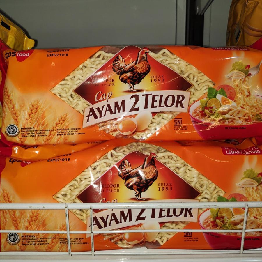 

MIE TELOR CAP AYAM 2 TELUR 200GR