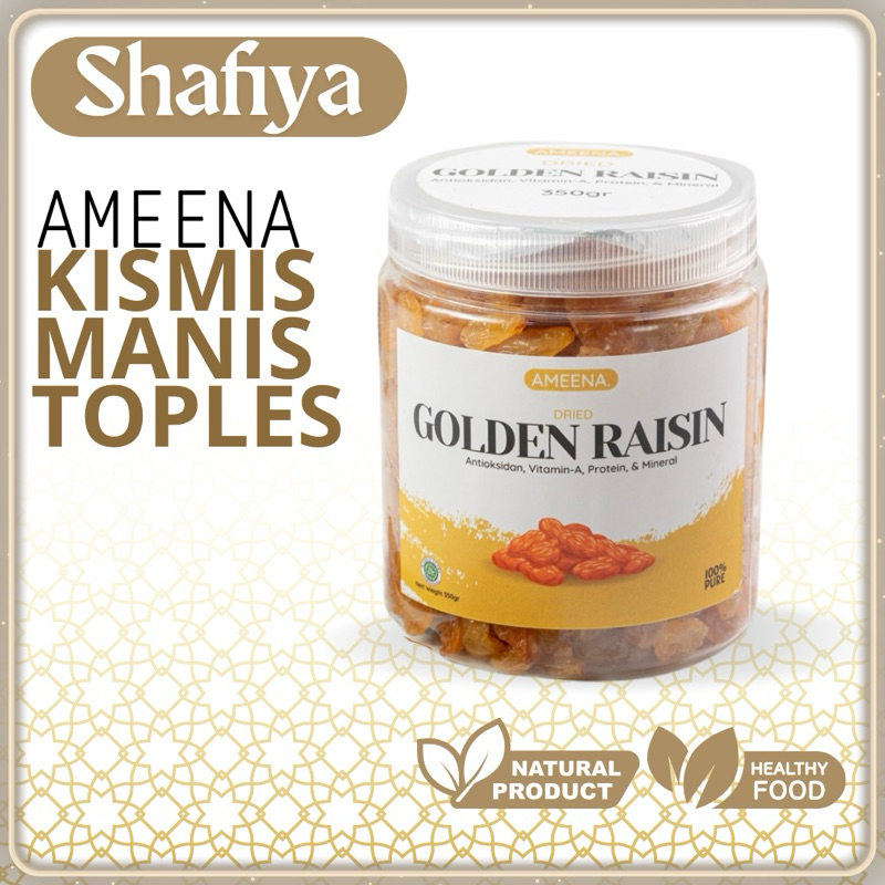

[ TOPLES ] Kismis Manis 350GR Ameena Premium Quality | Golden Raisin Natural Super Food