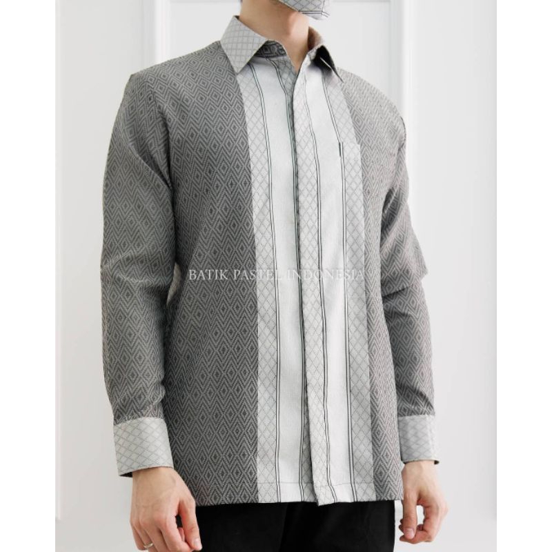 [READY NEW ARRIVAL] Kemeja Batik Tenun Pria Lengan Panjang - Kemeja Tenun Songket Jepara - Kemeja Pr