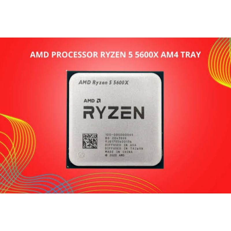 Prosesor AMD Ryzen 5 5600X Tray Soket AM4