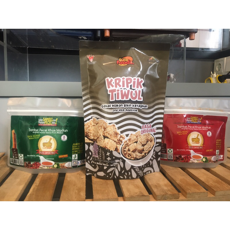 

(Bundling) 2sambel pecel + 1 kripik tiwul original
