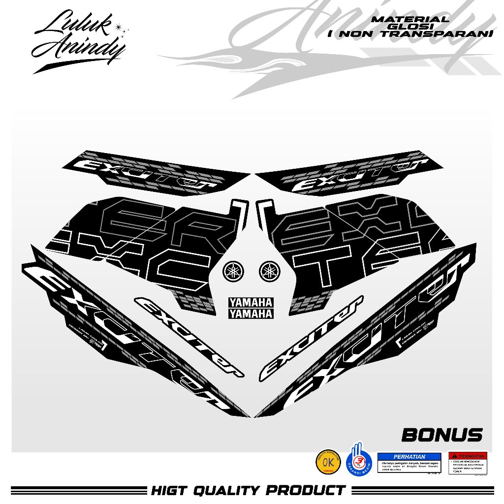 STRIPING MX KING CUSTOM MOTIF EXCITER