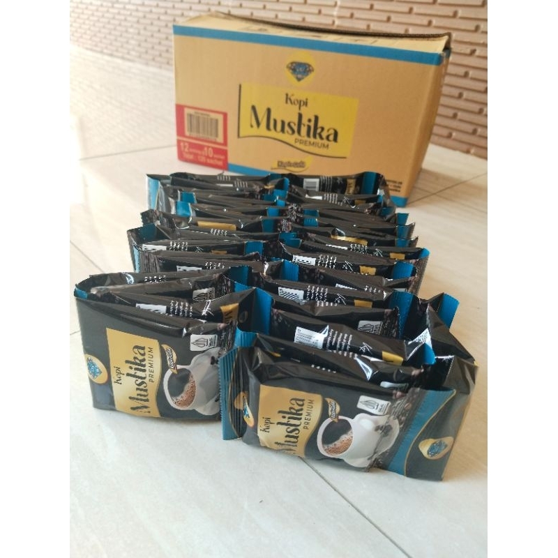 

kopi mustika premium kopi + gula 1 kerdus 12 renceng