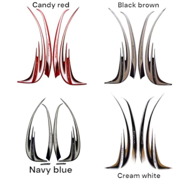 stiker striping skotlet lis body motor honda scoopy stylish tahun 2015