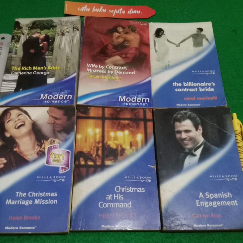 Paket Istimewa 6 Buku Novel Dewasa Original Modern Romance.
