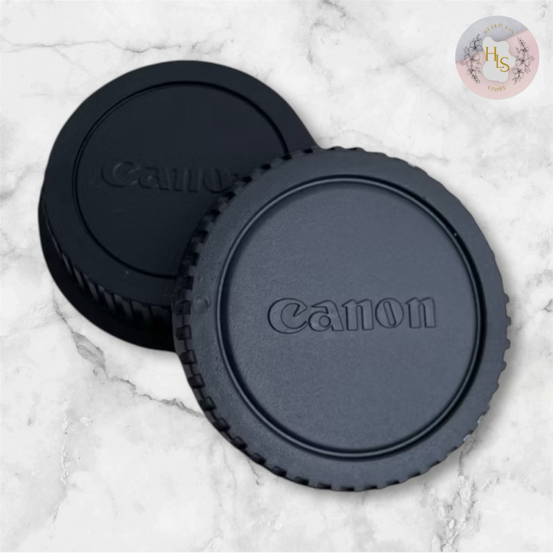 Set Body & Rear Cap Tutup Bodi & Lensa Belakang Kamera Mirrorless Canon EOS M10 original