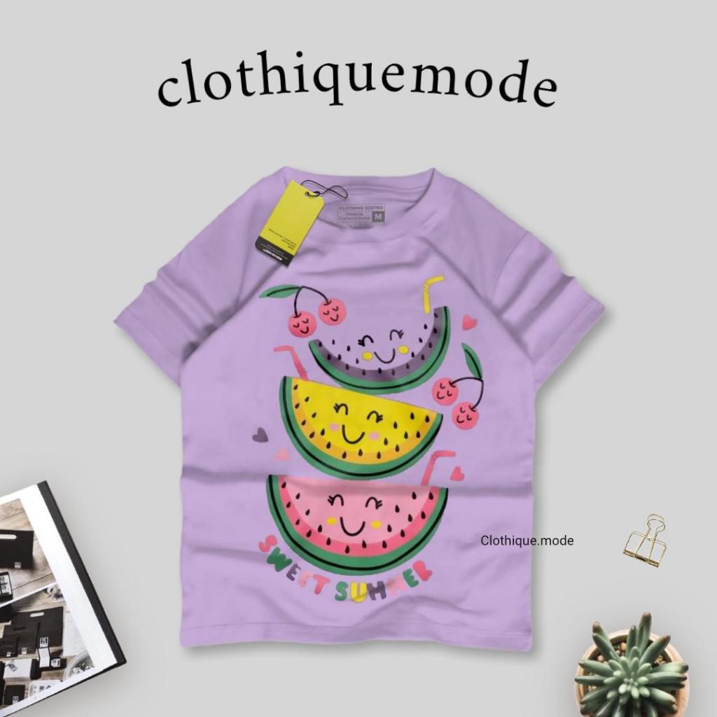 Clothiquemode by RGKidz Baju Anak Semangka Sweet Summer Ungu