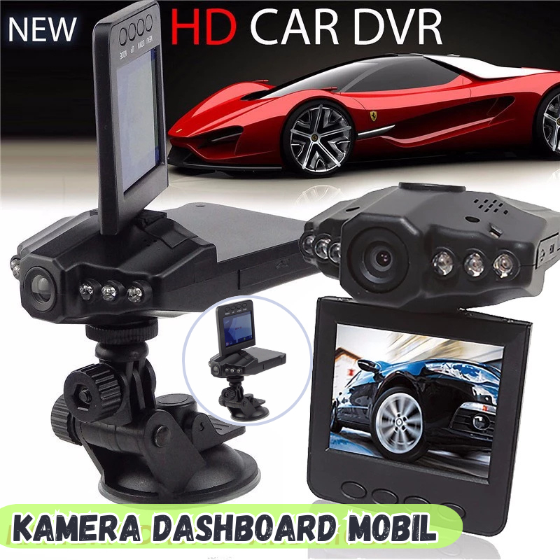 Kamera Dashboard Mobil Depan Perekam Video Dash Cam HD DVR Car Camera Recorder 6 IR LED 2.5 Inch
