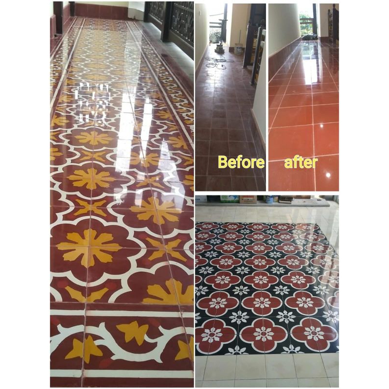 Jasa Poles Marmer Tehel Traso Granit Keramik dll