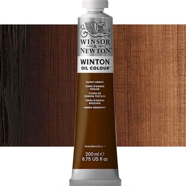 

KODE B58B WINTON OIL COLOUR 2 ML BURNT UMBER WINSOR NEWTON