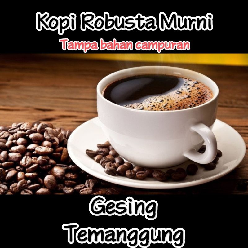 

KOPI ROBUSTA 100% Gesing Temanggung