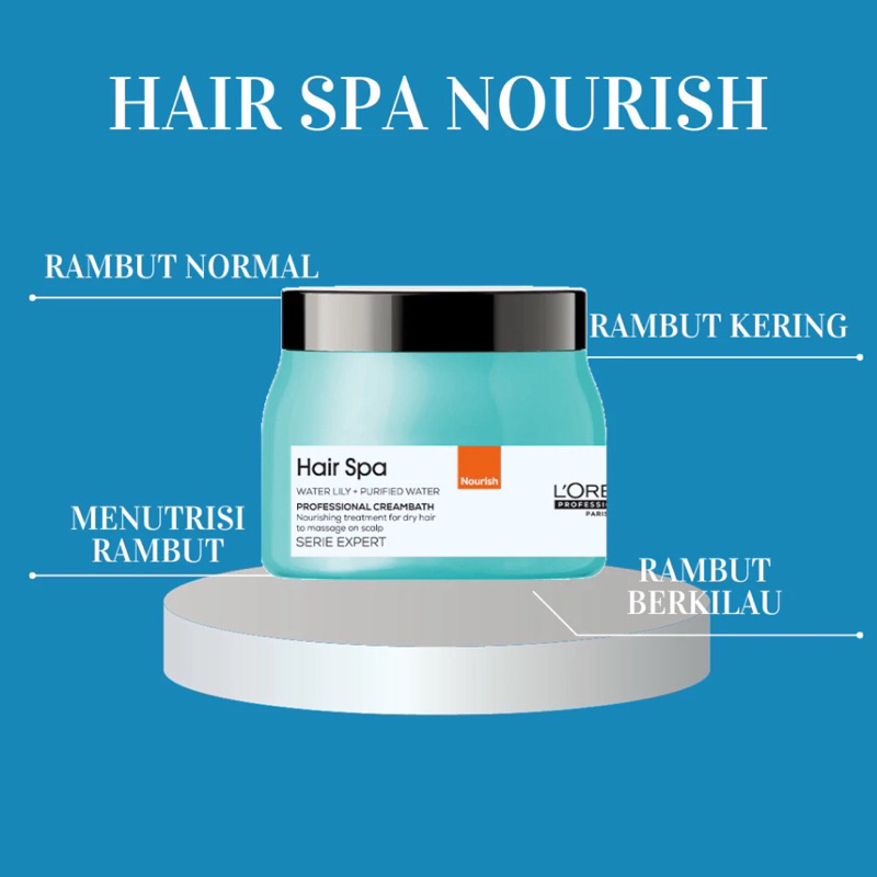Hair Spa Loreal NURISIH Masker Rambut Rusak 490gr