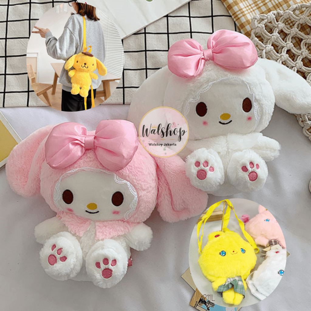 Tas Ransel Melody Pompurin Rabbit Cute NP002