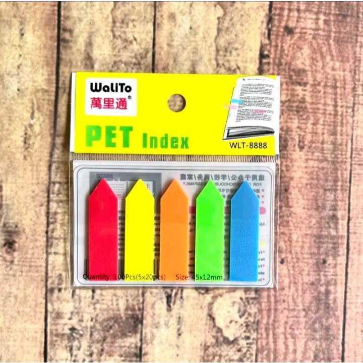 

BIG Sticky Notes PET Index Warna Pastel/ Sticky Notes PET Cute/ Index Mark/ Tab Penanda/ Pembatas Penanda/ Pembatas Buku