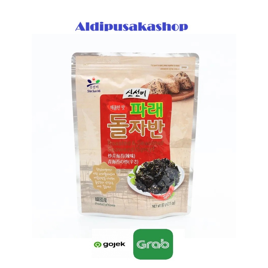 

Shin Sun Mi Roasted & Seasoned Seaweed Laver Spicy - Untuk Nasi Kepal Made In Korea
