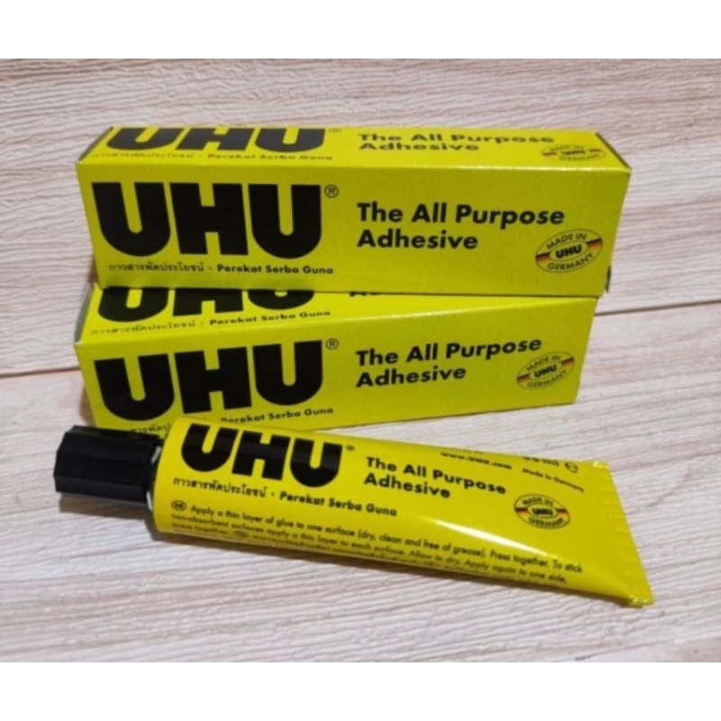 

Lem Uhu 35 Ml Lem Cair Serbaguna Tube Original Lem Odol Uhu