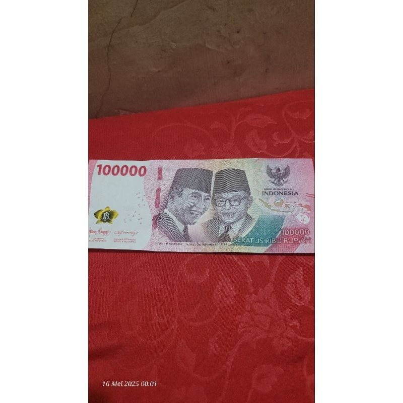 Uang Asli Rp.100.000
