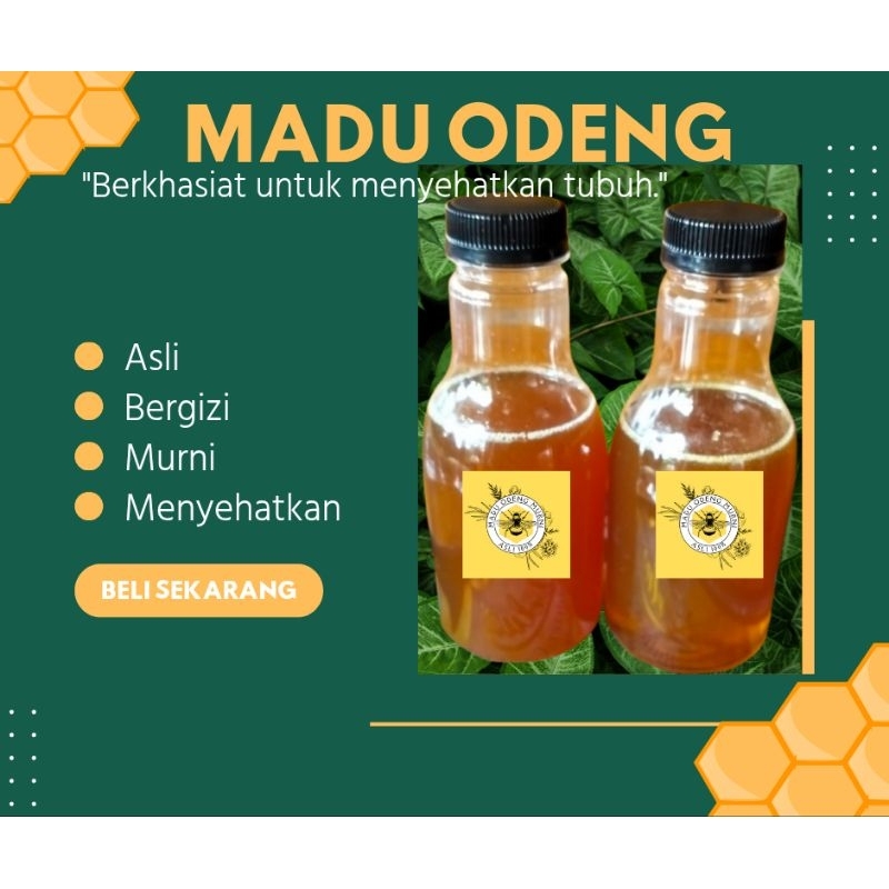

Madu Odeng Asli Murni Tanpa Campuran 1boto Isi 250gram