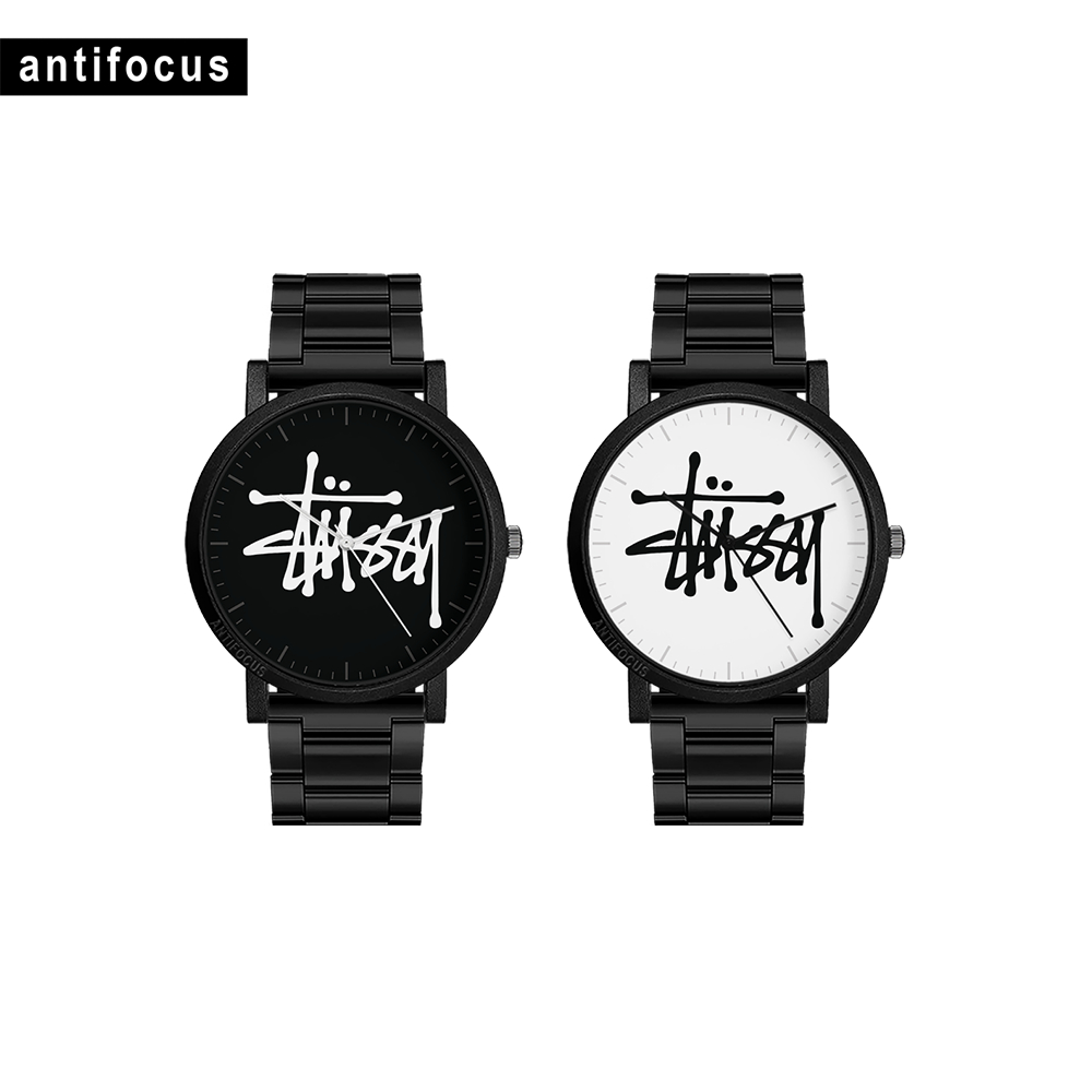 Jam Tangan Pria Stussy NYC | Analog Custom Brand Distro Hypebeast Couple Wanita Anak Original