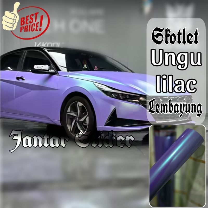 STICKER SCOTLITE UNGU LILAC LEMBAYUNG LEBAR 150 CM SKOTLET MOBIL UNGU LEMBAYUNG SKOTLET UNGU LEMBAYU