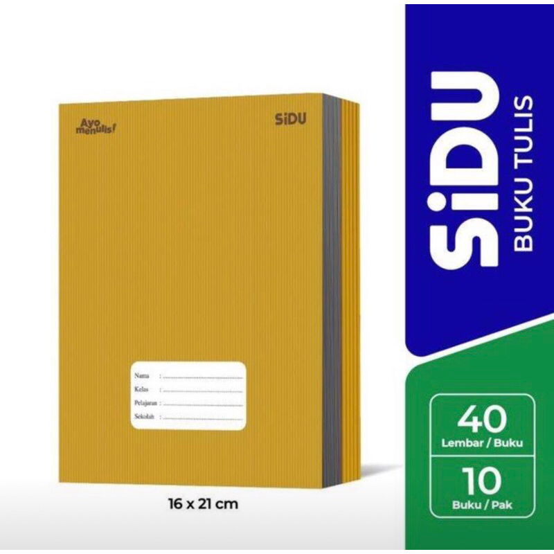 

BUKU TULIS SIDU KRAFT 40 lembar
