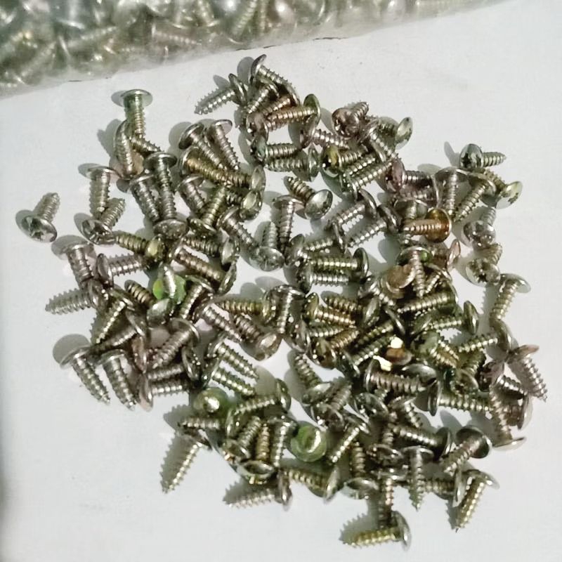 Sekrup ts at ulir kecil M2.6x8mm /6x3/8 sekrup ts 250pcs
