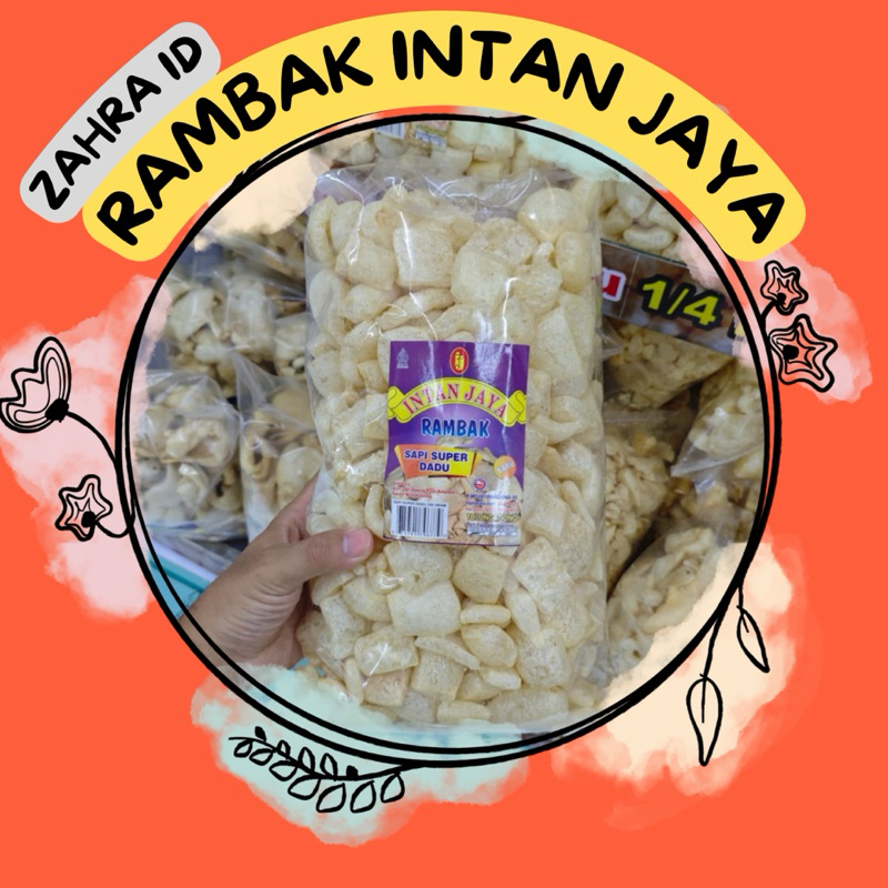 

(BANYAK VARIAN) 100GR / 250GR RAMBAK INTAN JAYA KULIT KERBAU & SAPI SUPER - STASIUN TULUNGAGUNG