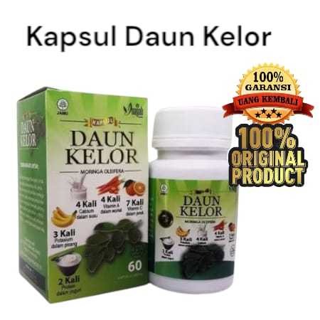 Kapsul Daun Kelor Original Ekstrak Daun Kelor 100%