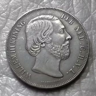 Koin 2,5 G Gulden Willem 1873