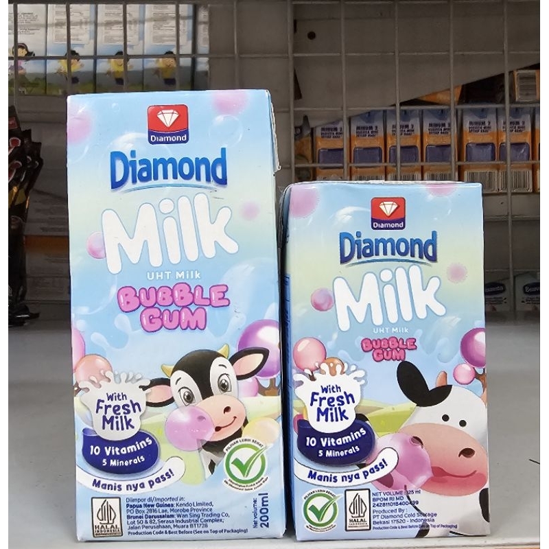

Diamond Susu Uht Bubble Gum 125ml&200ml