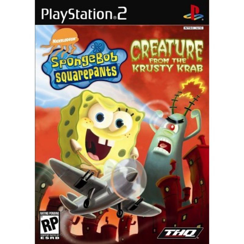 KASET PLAYSTATION 2 - SPONGEBOB SQUAREPANTS, CREATURE FROM THE KRUSTY CRAB