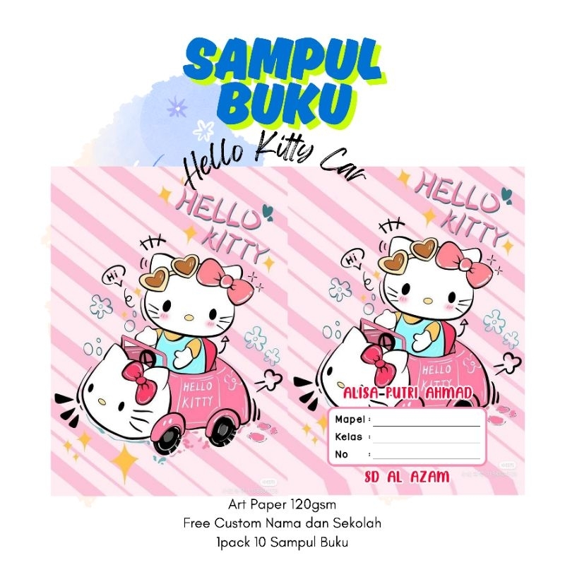 

10pcs Sampul Buku Anak Murah Sekolah SD MI SMP TK