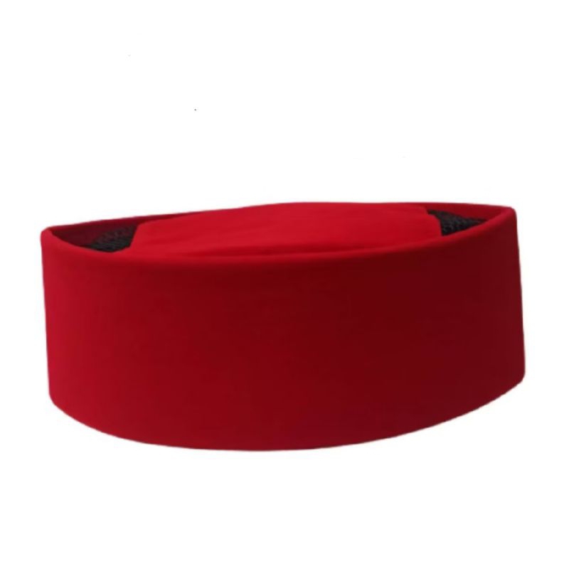 Songkok Merah Tinggi 6/7/8/9 cm Peci Kopiah Merah Bludru Halus Dan Lembut