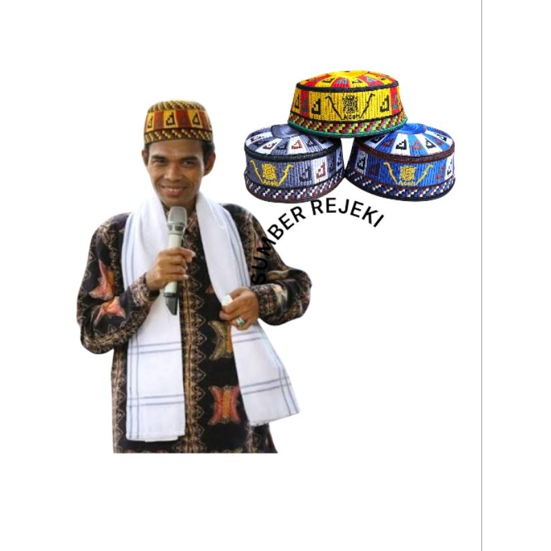 Peci Haji Meuketop Aceh Teuku Umar Kopyah Sholat Pria Madinah Bone Kopiah Meukeutop Peci Aceh Meukeu
