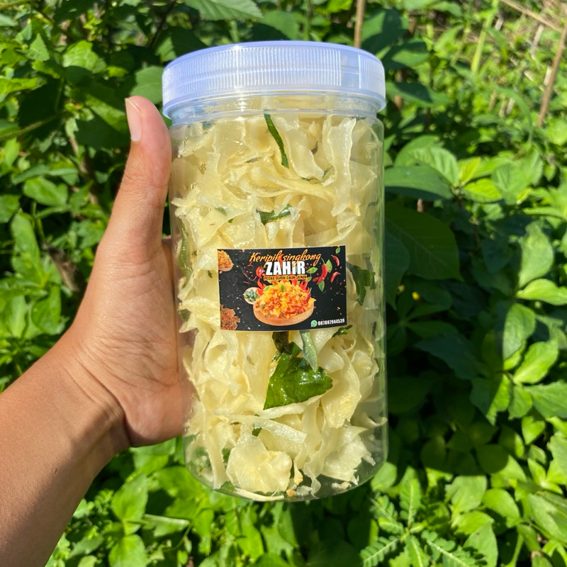 

keripik singkong original daun jeruk 120gr - keripik singkong pedas gurih daun jeruk - camilan viral - jajanan viral - keripik zahir - snacks - food - makanan ringan