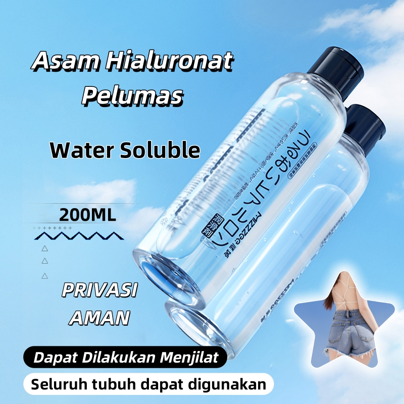 [PRIVASI AMAN]Lovedrops Shop 200ml Pelumas Wanita Pelumas Asam Hialuronat Lubricant Gel Water solubl