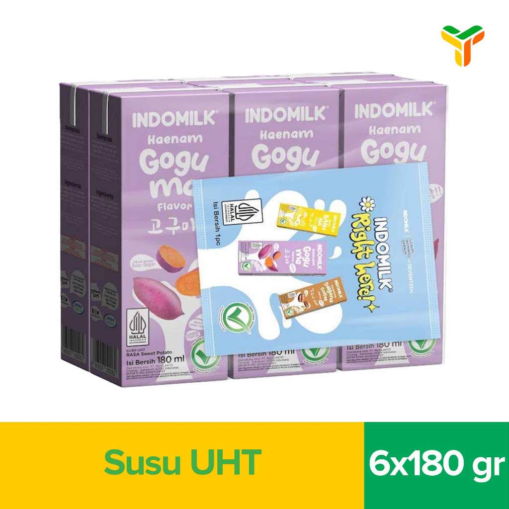 

Indomilk Haenam Goguma Uht 6X180 Ml